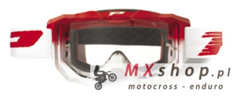 PROGRIP GOGLE PG3200-130 TR VENOM KOLOR CZERWONY/BIAŁY (SZYBA PG3210 ANTISCRATCH, NO FOG, ANTI UV) (3200-130 TR)