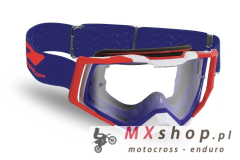 PROGRIP GOGLE PG3309-147 TR RAPID KOLOR NIEBIESKI/CZERWONY/BIAŁY (SZYBA PG3329 ANTISCRATCH, NO FOG) (3309-147 TR)