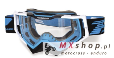 PROGRIP GOGLE PG3309-379 TR RAPID KOLOR NIEBIESKI/BIAŁY (SZYBA PG3329 ANTISCRATCH, NO FOG) (3309-379 TR)