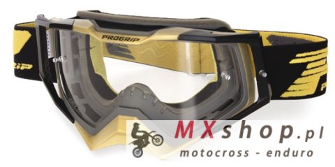 PROGRIP GOGLE PG3309-380 TR RAPID KOLOR ZŁOTY/CZARNY (SZYBA PG3329 ANTISCRATCH, NO FOG) (3309-380 TR)