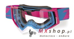 PROGRIP GOGLE PG3309-382 TR RAPID KOLOR NIEBIESKI/RÓŻOWY/BIAŁY (SZYBA PG3329 ANTISCRATCH, NO FOG) (3309-382 TR)