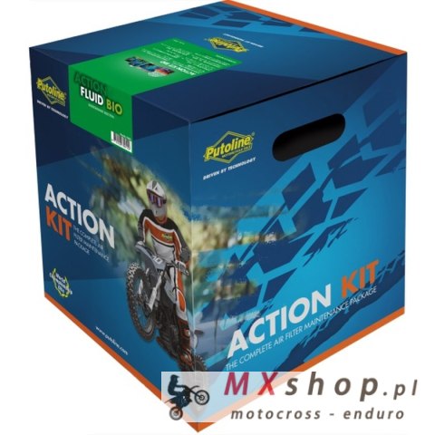 PUTOLINE ZESTAW PŁYNY (OLEJE) DO CZYSZCZENIA / MYCIA / NASĄCZANIA FILTRÓW POWIETRZA ACTION KIT BIODEGRADOWALN (AKC)