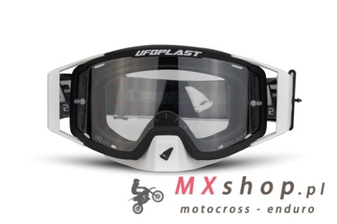 UFO GOGLE WISE KOLOR BIAŁY SZYBA PRZEŹROCZYSTA
