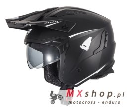 UFO KASK SHERATAN JET / TRIAL Z BLENDĄ PRZECIWSŁONECZNĄ KOLOR CZARNY ROZMIAR M ( ECE 22R06 ) - KOLEKCJA 2024