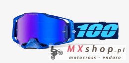 100 PROCENT GOGLE ARMEGA HIPER COUPE - MIRROR BLUE LENS - KOLOR NIEBIESKI SZYBKA NIEBIESKIE LUSTRO