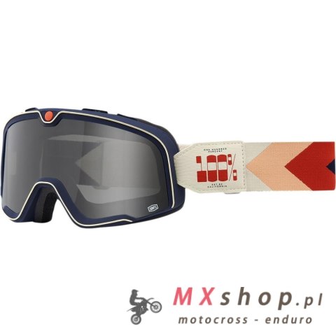 100 PROCENT GOGLE BARSTOW GOGGLE TELURIDE - SMOKE LENS - SZYBKA DYMIONA