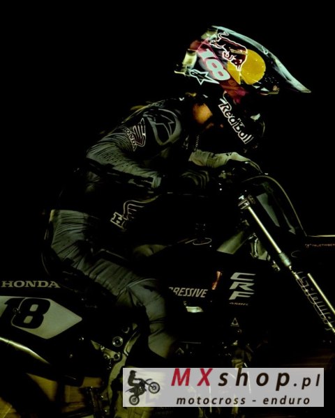 100 PROCENT JETT LAWRENCE LE ZESTAW GOGLE ARMATIC CHERRY-TORCHED MIRROR LENS+BLUE-BLUE MIRROR LENS