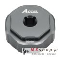 ACCEL KLUCZ DO SERWISU ZAWIESZEŃ PRZEDNICH SHOWA DWUKOMOROWYCH ZESTAW ADAPTERÓW DO ROZKRĘCANIA WKŁADU I ZEWNĘTRZNEJ NAKRĘTKI 50M