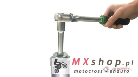 ACCEL KLUCZ DO SERWISU ZAWIESZEŃ PRZEDNICH SHOWA DWUKOMOROWYCH ZESTAW ADAPTERÓW DO ROZKRĘCANIA WKŁADU I ZEWNĘTRZNEJ NAKRĘTKI 50M