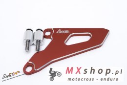 ACCEL OSŁONA ZĘBATKI PRZEDNIEJ HONDA CR 250R '02-'07, CRF 250R '04-'09, CRF 250X '04-'17 KOLOR CZERWONY