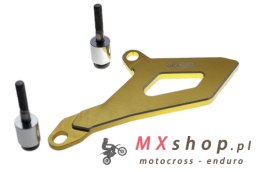 ACCEL OSŁONA ZĘBATKI PRZEDNIEJ SUZUKI DRZ 400 '00-'14 KOLOR ZŁOTY