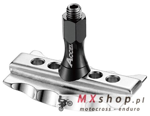 ACCEL TRZYMAK OPONY 1,85 ALUMINIOWY Z NAKRĘTKĄ ALU (WZMACNIANY)