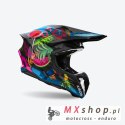 AIROH KASK CROSS / ENDURO / ATV / QUAD TWIST 3 AMAZONIA KOLOR CZARNY/ZIELONY/CZERWONY ROZMIAR S