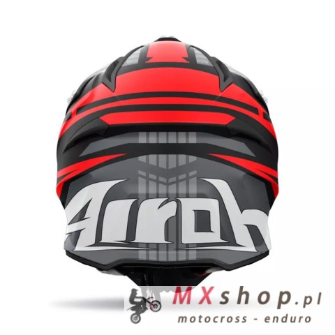 AIROH PROMOCJA KASK CROSS / ENDURO / ATV / QUAD AVIATOR ACE 2 PROUD KOLOR CZERWONY/SZARY MAT ROZMIAR S