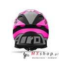 AIROH PROMOCJA KASK CROSS / ENDURO / ATV / QUAD TWIST 3 KING PINK KOLOR CZARNY/SZARY/RÓŻOWY MAT ROZMIAR M