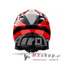 AIROH PROMOCJA KASK CROSS / ENDURO / ATV / QUAD TWIST 3 KING RED GLOSS KOLOR CZARNY/SZARY/CZERWONY ROZMIAR M