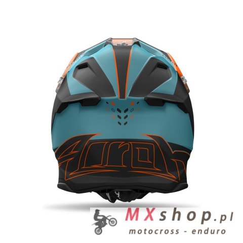 AIROH PROMOCJA KASK CROSS / ENDURO / ATV / QUAD TWIST 3 SHARD ORANGE MAT KOLOR NIEBIESKI/POMARAŃCZOWY MAT ROZMIAR M