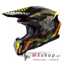 AIROH PROMOCJA KASK CROSS / ENDURO / ATV / QUAD TWIST 3 TOXIC KOLOR ŻÓŁTY FLUO/POMARAŃCZOWY/CZARNY ROZMIAR M