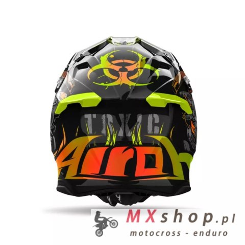 AIROH PROMOCJA KASK CROSS / ENDURO / ATV / QUAD TWIST 3 TOXIC KOLOR ŻÓŁTY FLUO/POMARAŃCZOWY/CZARNY ROZMIAR M