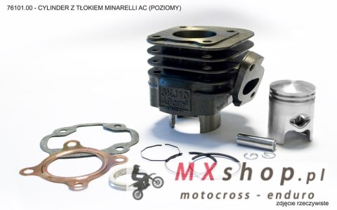 CYLINDER ŻELIWNY Z TŁOKIEM MINARELLI AC (40MM) POZIOMY