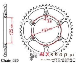 JT ZĘBATKA TYLNA KTM EXC-F (EXCF) 350 / SIX DAYS '24, SMR 450 '23-'24, 690 R ENDURO '19-'24, HUSQVARNA 701 ENDURO '17-'24, FE 35