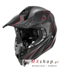 KAPPA KASK KV49 EVO CHASER CROSS KOLOR CZARNY SZARY CZERWONY MATT ROZMIAR 56 / S ( HOMOLOGACJA ECE 22R06 )