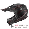 KAPPA KASK KV49 EVO CHASER CROSS KOLOR CZARNY SZARY CZERWONY MATT ROZMIAR 61 / XL ( HOMOLOGACJA ECE 22R06 )