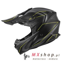 KAPPA KASK KV49 EVO CHASER CROSS KOLOR CZARNY SZARY ŻÓŁTY FLUO MATT ROZMIAR 54 / XS ( HOMOLOGACJA ECE 22R06 ) - WYCOFANY Z OFERT
