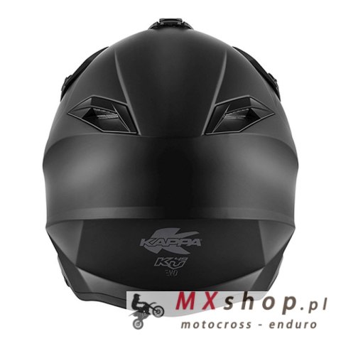 KAPPA KASK KV49 EVO SOLID CROSS KOLOR CZARNY MATT ROZMIAR 63 / XXL ( HOMOLOGACJA ECE 22R06 )