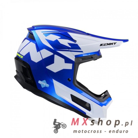 KENNY RACING KASK CROSS/ENDURO MODEL PERFORMANCE ERT GRAPHIC CANDY BLUE KOLOR NIEBIESKI/BIAŁY/CZARNY ROZMIAR L ( 59 - 60 CM )