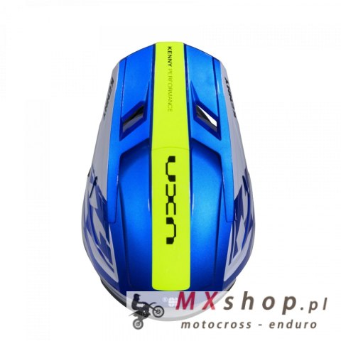 KENNY RACING KASK CROSS/ENDURO MODEL PERFORMANCE ERT GRAPHIC CANDY BLUE KOLOR NIEBIESKI/BIAŁY/CZARNY ROZMIAR L ( 59 - 60 CM )
