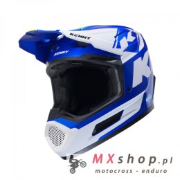 KENNY RACING KASK CROSS/ENDURO MODEL PERFORMANCE ERT GRAPHIC CANDY BLUE KOLOR NIEBIESKI/BIAŁY/CZARNY ROZMIAR XXL ( 63 - 64 CM )
