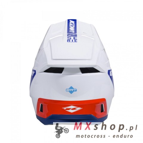 KENNY RACING KASK CROSS/ENDURO MODEL PERFORMANCE ERT GRAPHIC FLAG KOLOR BIAŁY/CZERWONY/NIEBIESKI ROZMIAR XXL ( 63 - 64 CM )