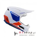 KENNY RACING KASK CROSS/ENDURO MODEL PERFORMANCE ERT GRAPHIC FLAG KOLOR BIAŁY/CZERWONY/NIEBIESKI ROZMIAR M ( 57 - 58 CM )
