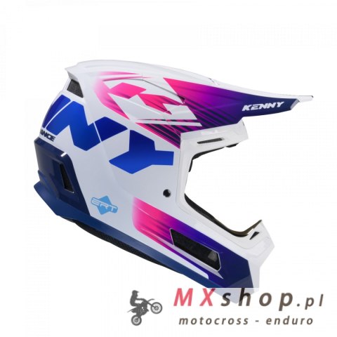 KENNY RACING KASK CROSS/ENDURO MODEL PERFORMANCE ERT GRAPHIC GRADIENT KOLOR NIEBIESKI/BIAŁY/RÓŻOWY ROZMIAR XXL ( 63 - 64 CM )