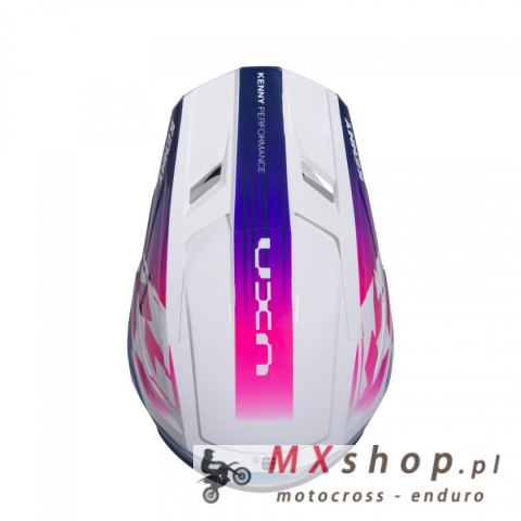 KENNY RACING KASK CROSS/ENDURO MODEL PERFORMANCE ERT GRAPHIC GRADIENT KOLOR NIEBIESKI/BIAŁY/RÓŻOWY ROZMIAR XXL ( 63 - 64 CM )