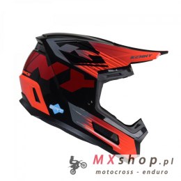 KENNY RACING KASK CROSS/ENDURO MODEL PERFORMANCE ERT GRAPHIC ORANGE KOLOR CZARNY/POMARAŃCZOWY/SZARY ROZMIAR M ( 57 - 58 CM )