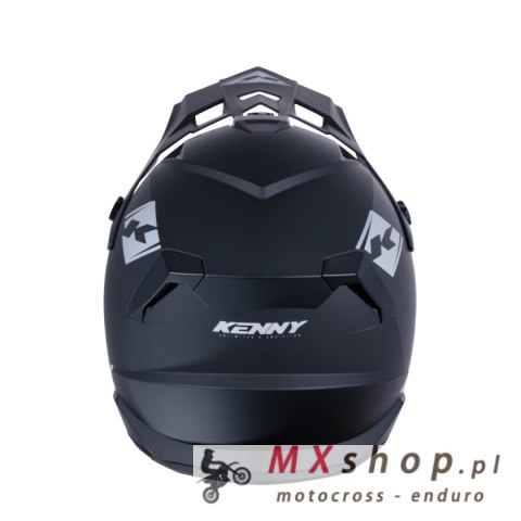 KENNY RACING KASK CROSS/ENDURO MODEL TRACK SOLID MATT BLACK HOLOGRAPHIC KOLOR CZARNY/SZARY ROZMIAR M ( 57 - 58 CM )