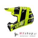 LEATT KASK MOTO 3.5 V24 (+GOGLE VELOCITY 4.5 GRATIS) HELMET KIT CITRUS KOLOR CZARNY/ŻÓŁTY FLUO ROZMIAR L (59-60 cm)