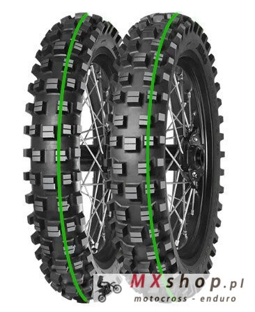 MITAS OPONA 120/90-18 TERRA FORCE-EX XT-754 SUPER LIGHT 65M TT TYŁ (ZIELONY PASEK) DOT 01/2025 (460102) (zamiennik:70000224)