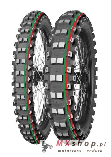 MITAS OPONA 90/100-21 TERRA FORCE-MX MH 57M (CZERWONO-ZIELONY PASEK) TT PRZÓD DOT 2025 (DOT:XODP) (ZAMIENNIK:70000131)