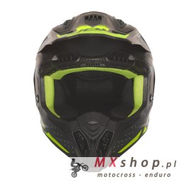 NOX KASK OFF ROAD / CROSS DZIECIĘCY/JUNIOR/KID N761 GRADIENT KOLOR CZARNY MAT/ŻÓŁTY FLUO ROZMIAR L