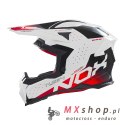 NOX KASK OFF ROAD / CROSS N634 GRADIENT KOLOR BIAŁY/CZERWONY ROZMIAR XL
