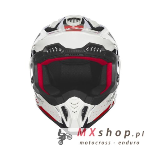 NOX KASK OFF ROAD / CROSS N634 GRADIENT KOLOR BIAŁY/CZERWONY ROZMIAR XL