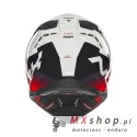 NOX KASK OFF ROAD / CROSS N634 GRADIENT KOLOR BIAŁY/CZERWONY ROZMIAR XL