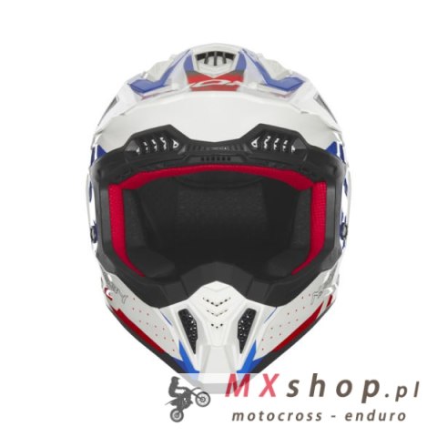 NOX KASK OFF ROAD / CROSS N634 GRADIENT KOLOR BIAŁY/NIEBIESKI/CZERWONY ROZMIAR XL