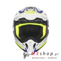 NOX KASK OFF ROAD / CROSS N634 GRADIENT KOLOR BIAŁY/NIEBIESKI/ŻÓŁTY FLUO ROZMIAR XXL