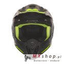 NOX KASK OFF ROAD / CROSS N634 GRADIENT KOLOR CZARNY MAT/ŻÓŁTY NEON ROZMIAR XL