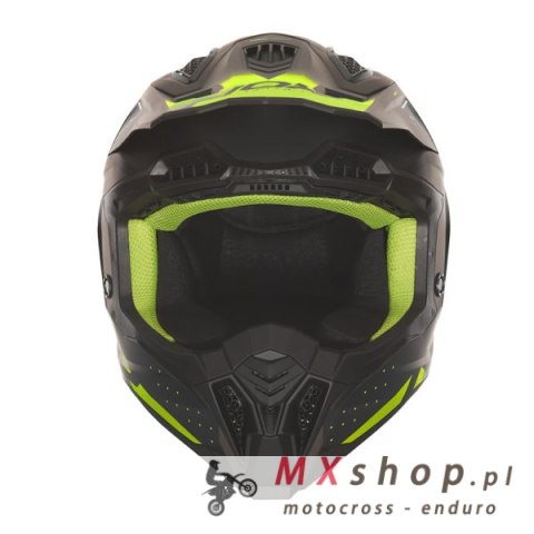 NOX KASK OFF ROAD / CROSS N634 GRADIENT KOLOR CZARNY MAT/ŻÓŁTY NEON ROZMIAR XL