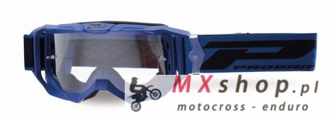 PROGRIP GOGLE PG3300-410 TR VISION KOLOR NIEBIESKI MAT (SZYBA PG3310 PRZEZROCZYSTA ANTISCRATCH, NO FOG, ANTI UV)